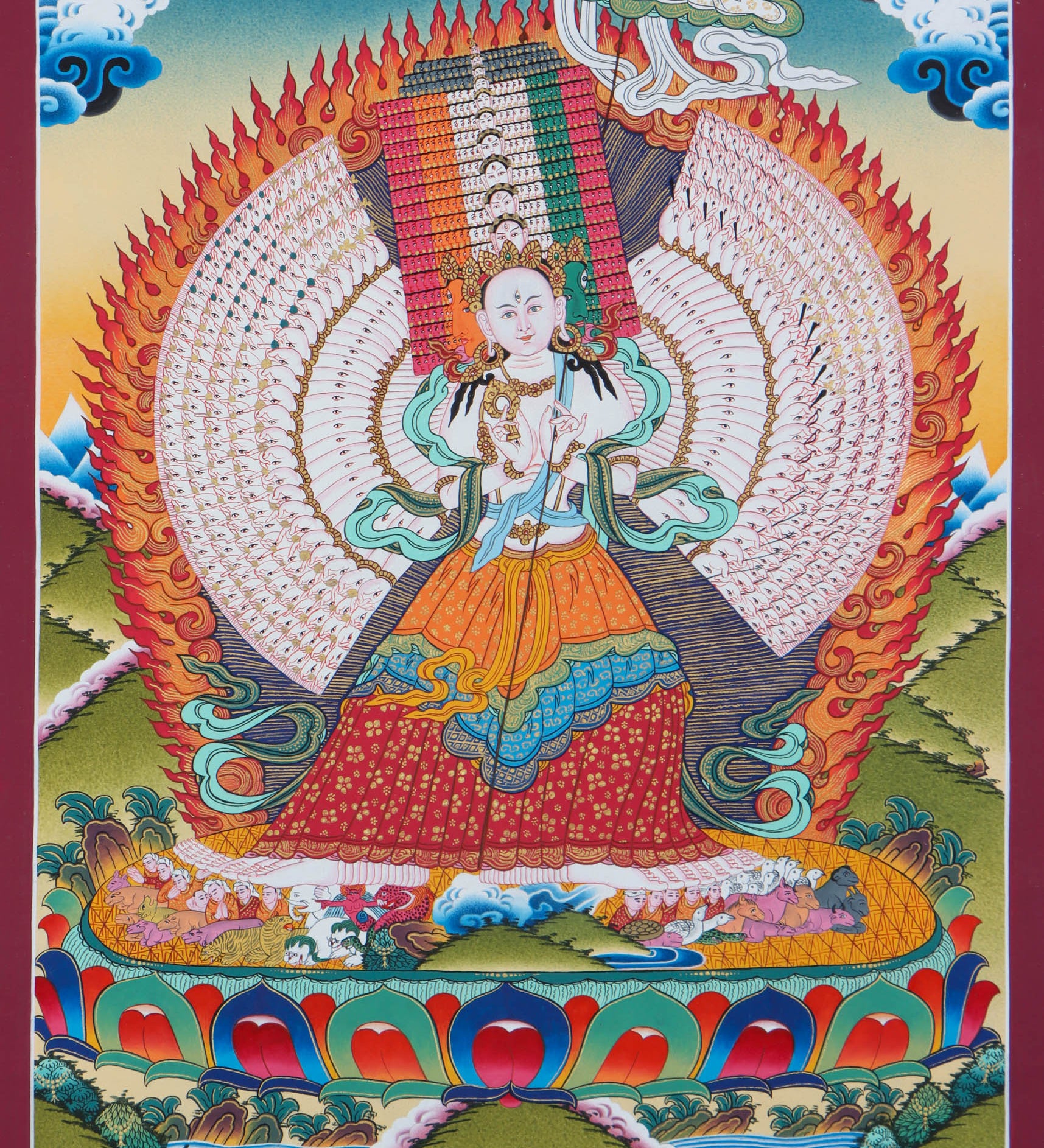 Dhukkar Thangka Art - Handpainted thangka Art - Himalyas Shop