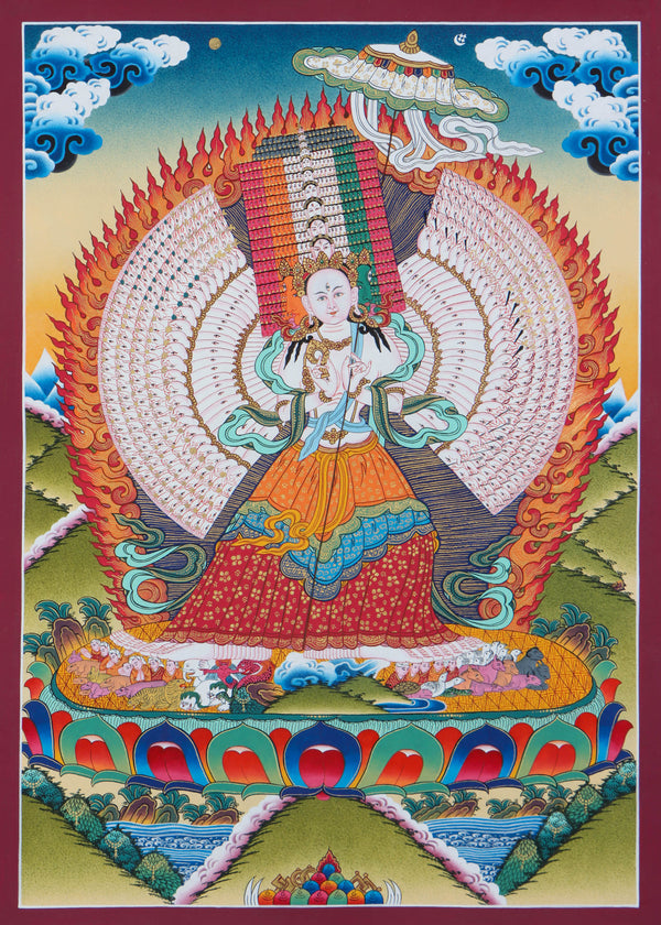 Dhukkar Thangka Art - Handpainted thangka Art - Himalyas Shop