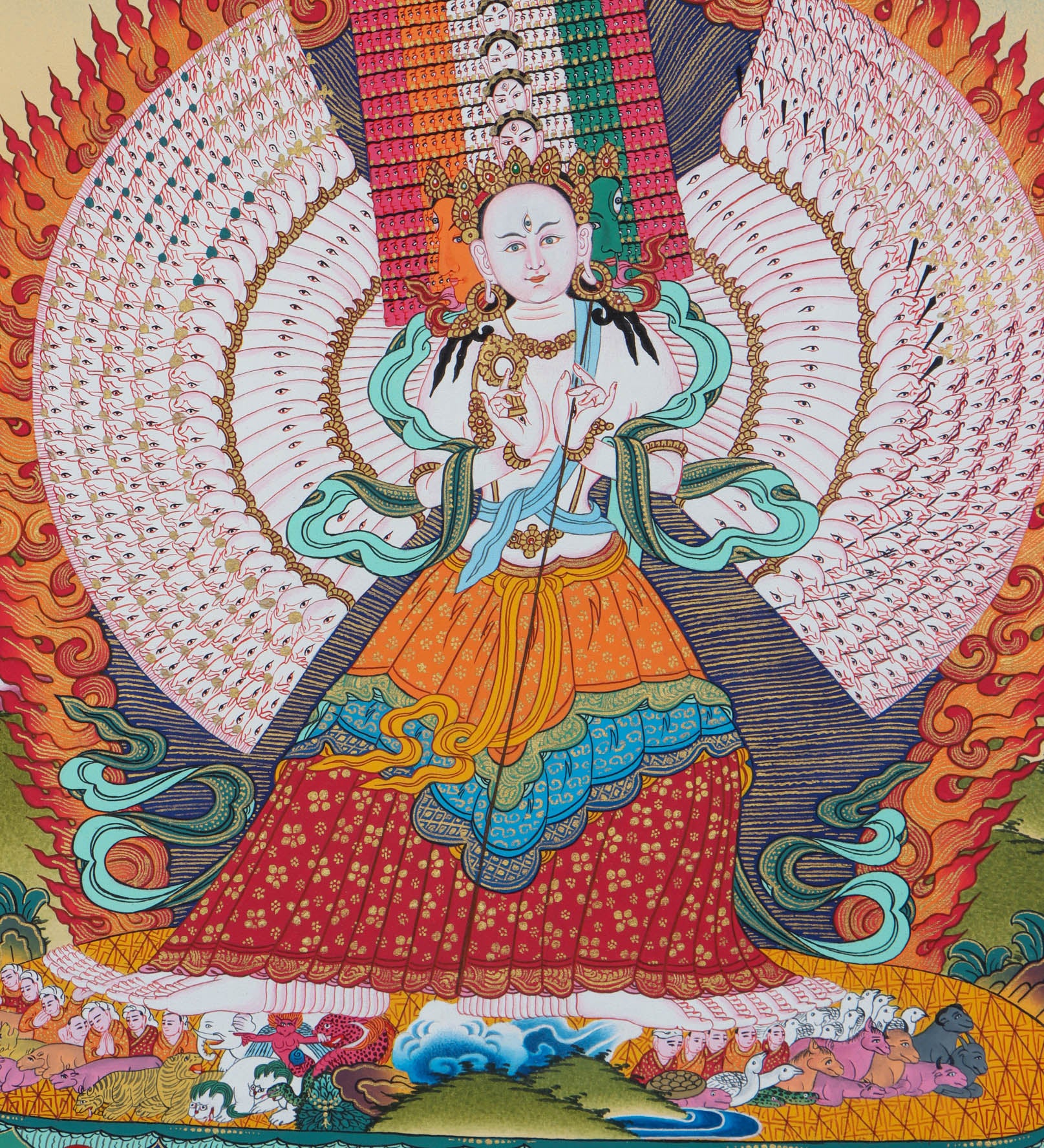 Dhukkar Thangka Art - Handpainted thangka Art - Himalyas Shop