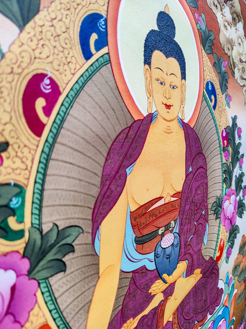 Shakyamuni Buddha Thangka Painting