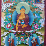 Beautiful Thangka Painting of Shakyamuni Buddha