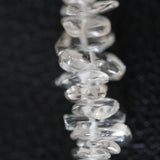 Clear crystal chips necklace for cleansing negative energy
