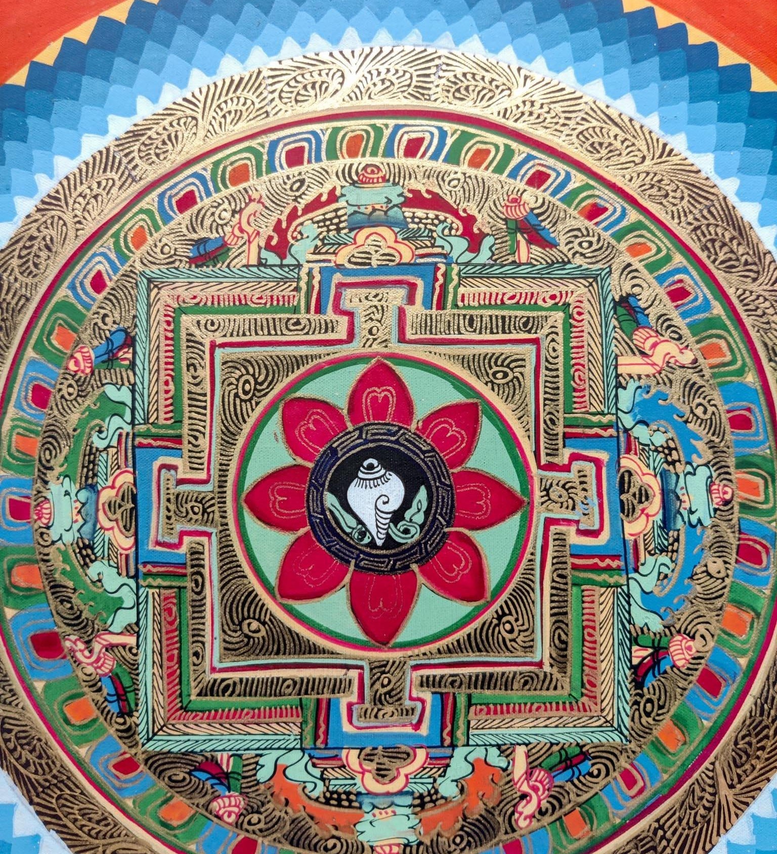 Conch Shell Mandala