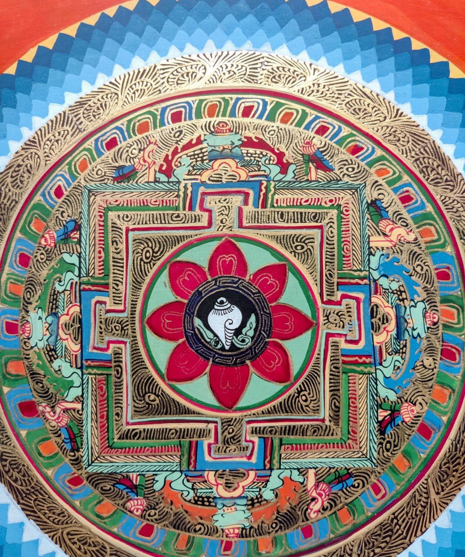 Conch Shell Mandala