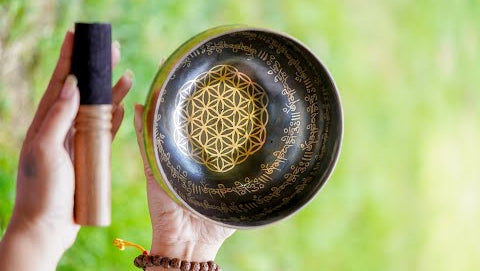 Flower of Life Singing Bowl - HimalayasShop