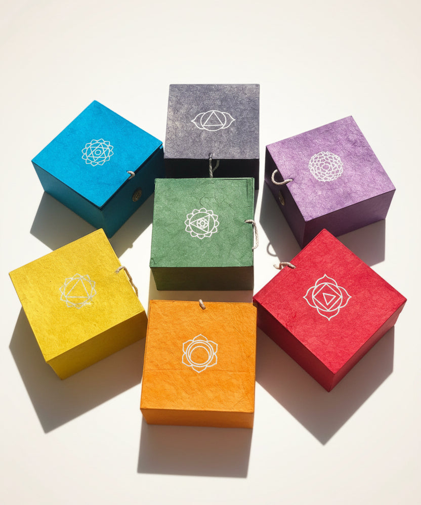 7 chakra set singing bowl handmade in Nepal