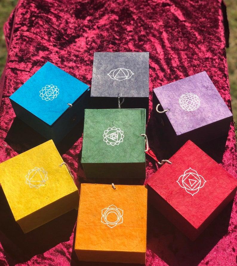 7 chakra set singing bowl for chakra healing and balancing