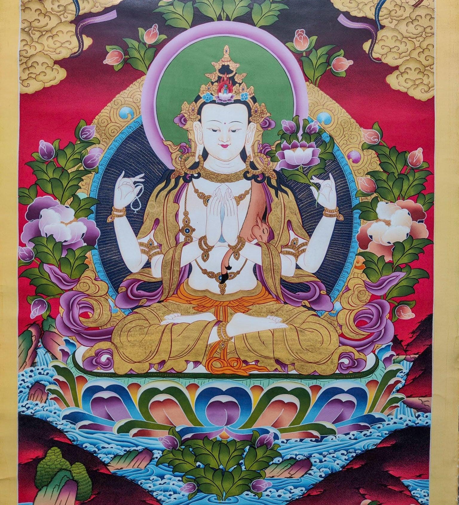Genuine Chenrezig Thangka