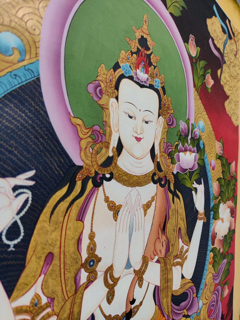 Genuine Chenrezig Thangka