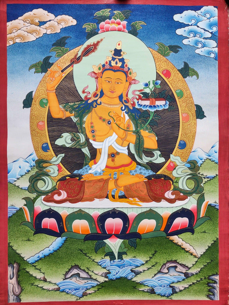 Manjushri Thangka Art
