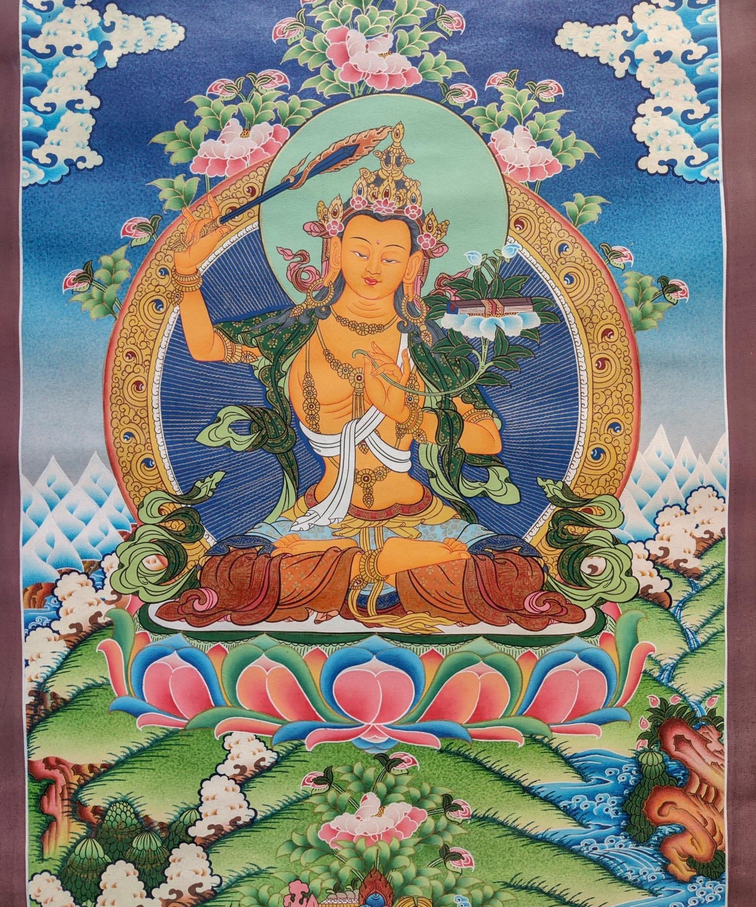 Manjushri Thangka Art