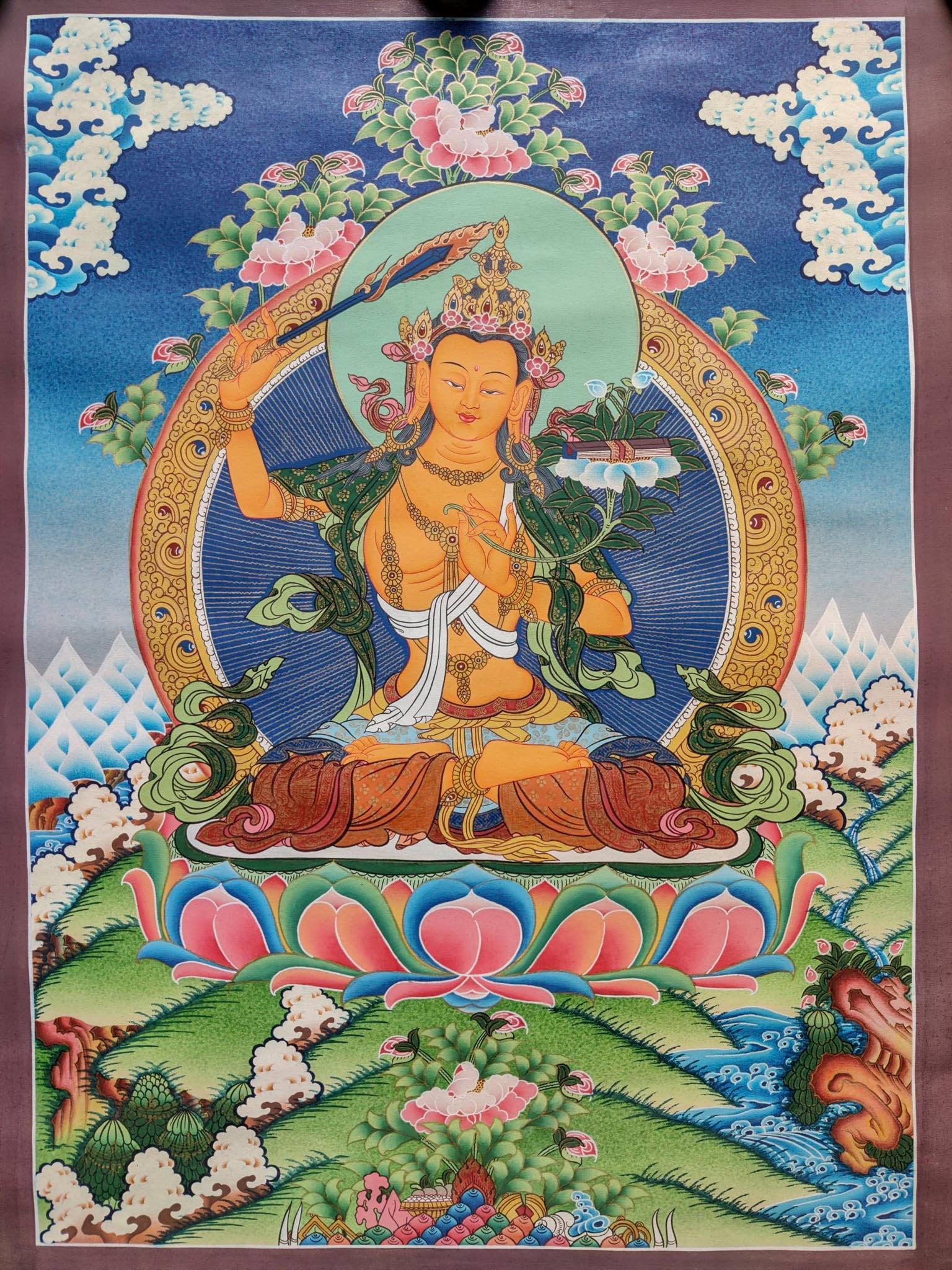 Manjushri Thangka Art