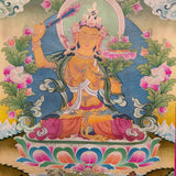 Hand-made Manjushri Thangka art