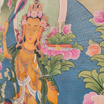 Hand-made Manjushri Thangka art