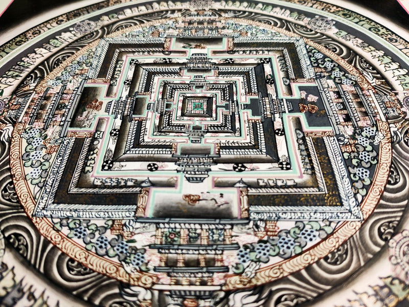 Master Quality Kalachakra Mandala Thangka Art 