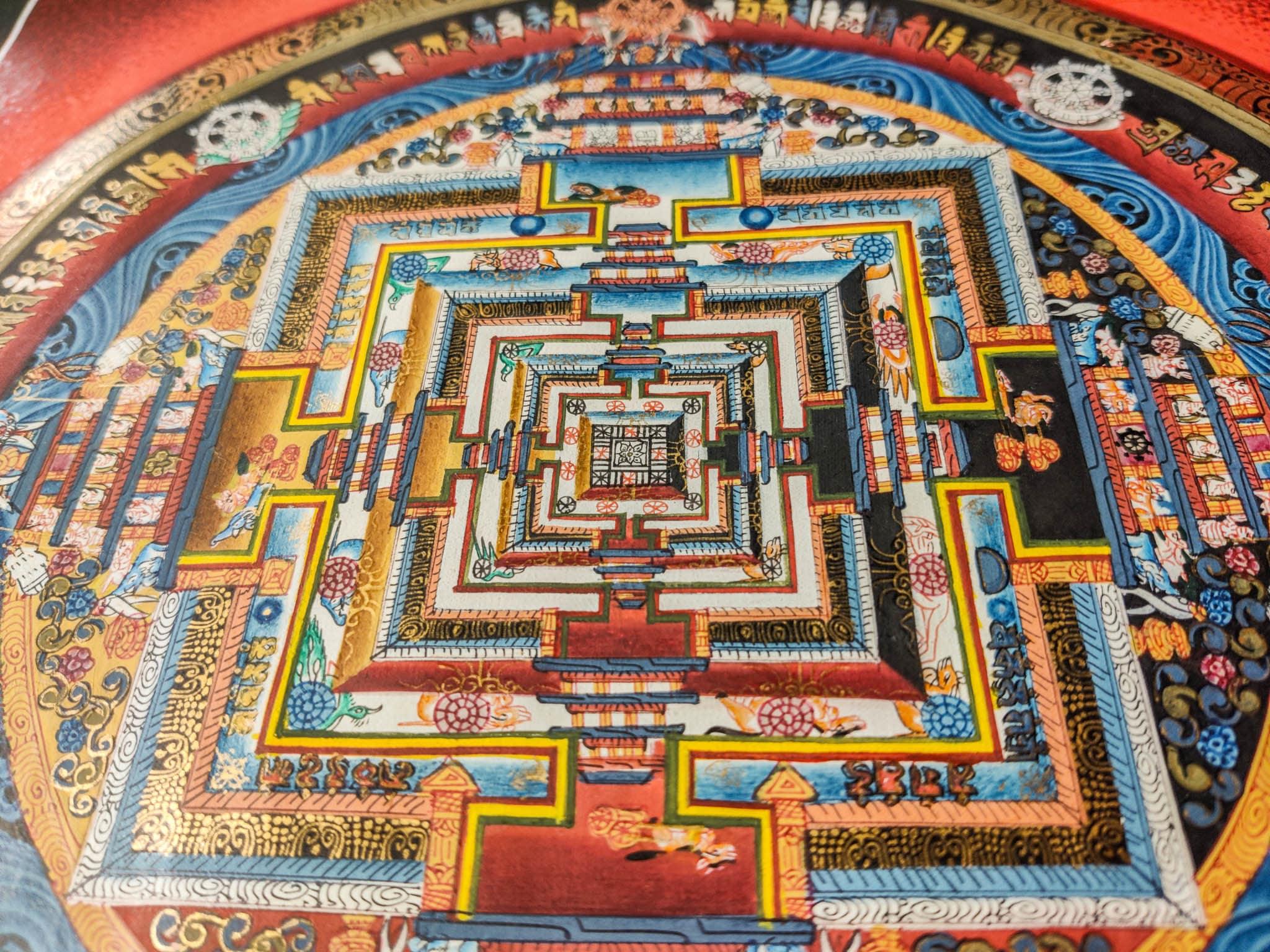 Red Kalchakara Mandala