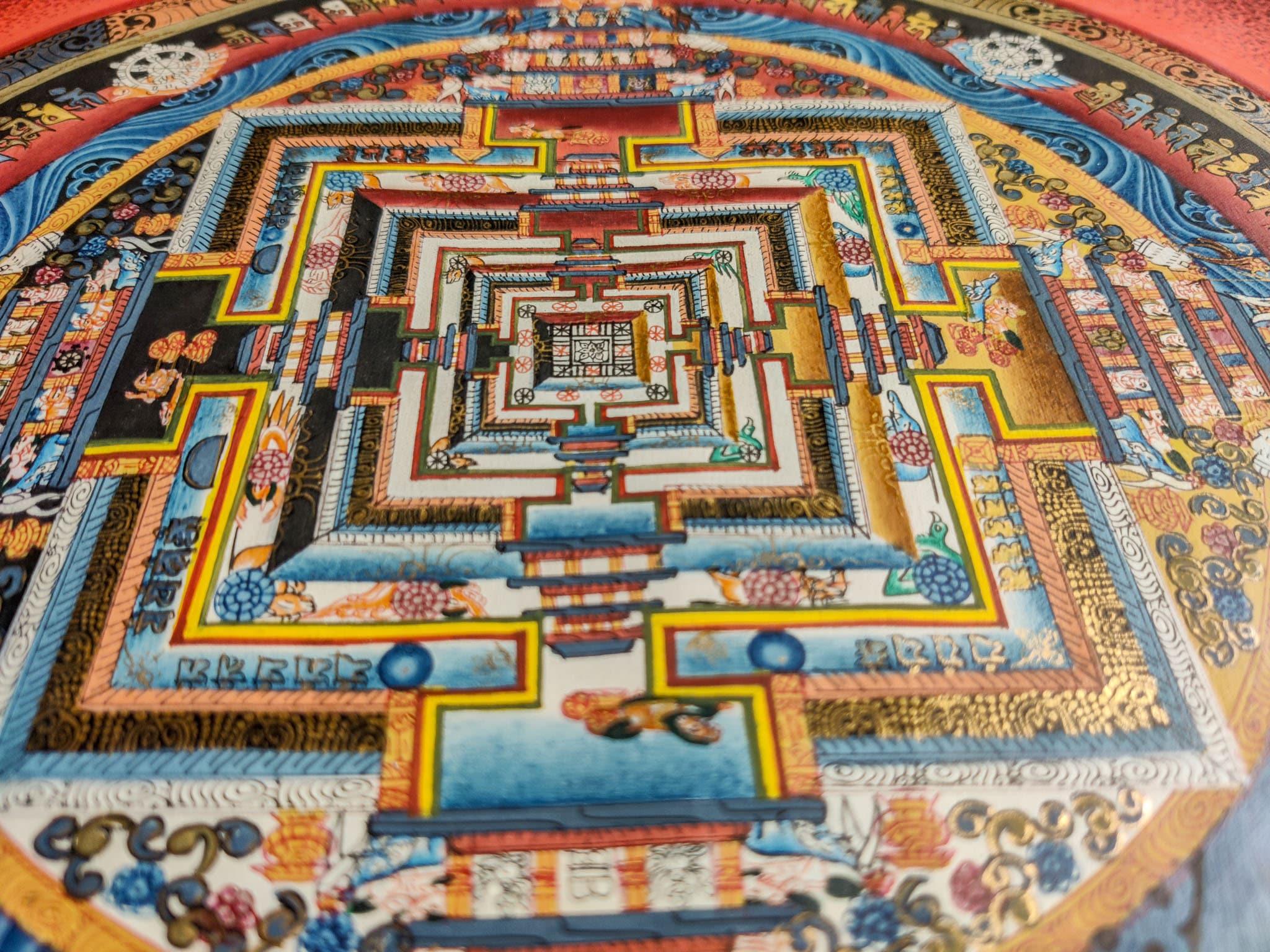 Red Kalchakara Mandala