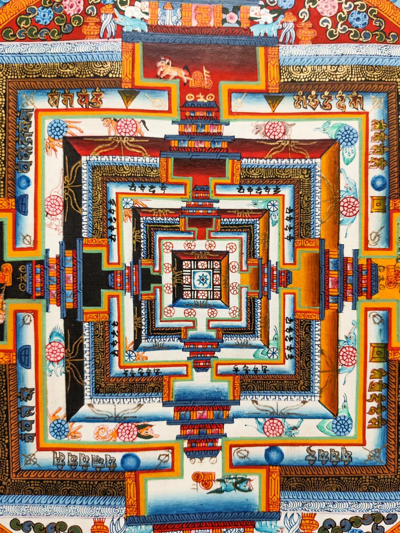 Tibetan Kalachakra Mandala