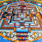 Sun Rise Energy Tibetan Kalchakra Mandala Painting