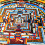 Sun Rise Energy Tibetan Kalchakra Mandala Painting