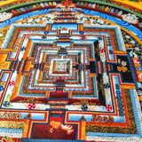 Sun Rise Energy Tibetan Kalchakra Mandala Painting