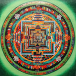 Sacred Green Kalachakra Mandala
