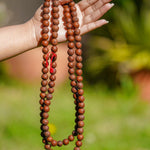 13mm Antique Dark Bodhi Bead Mala 
