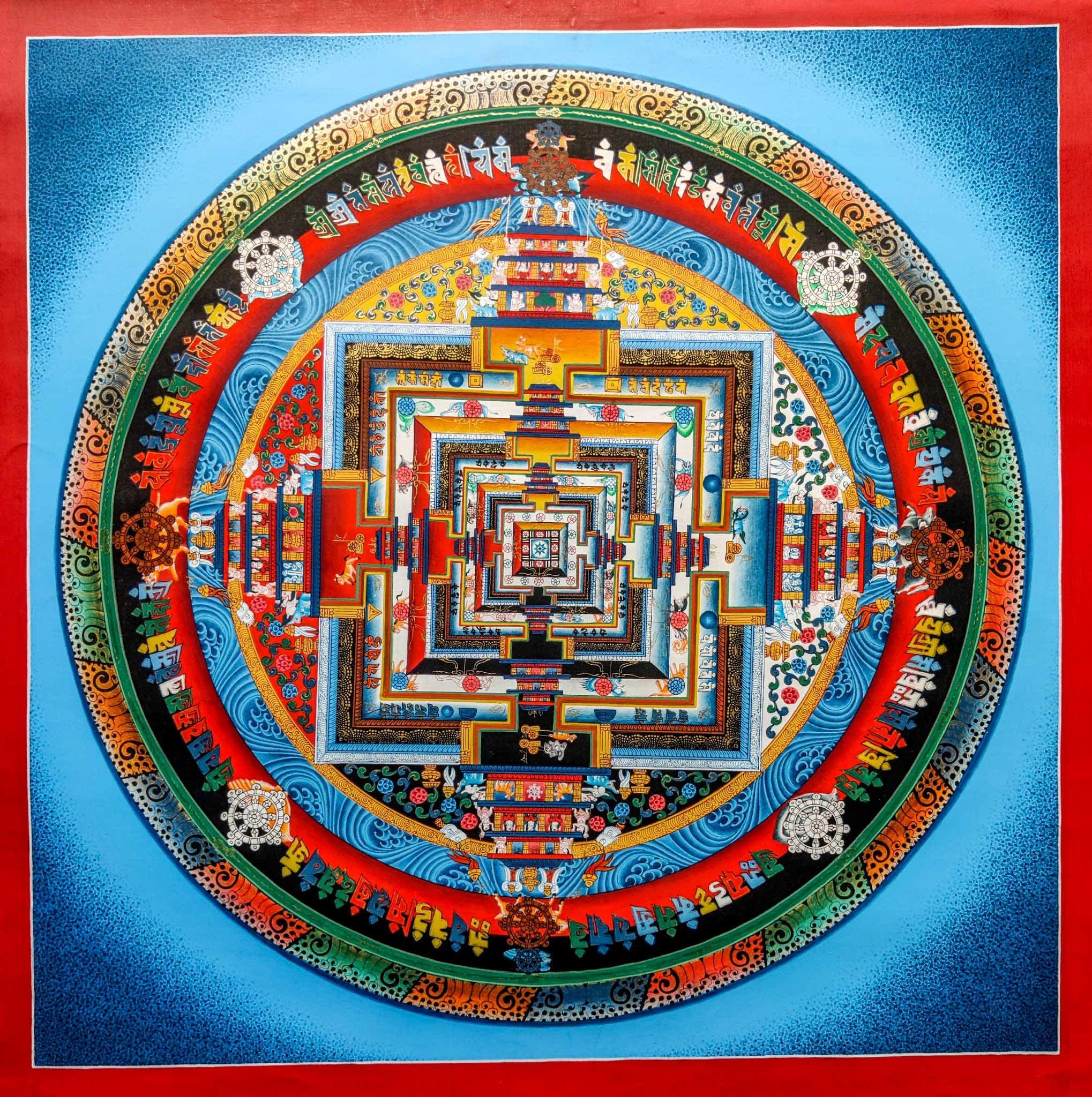 40 cm by 40 cm Kalachakra Mandala