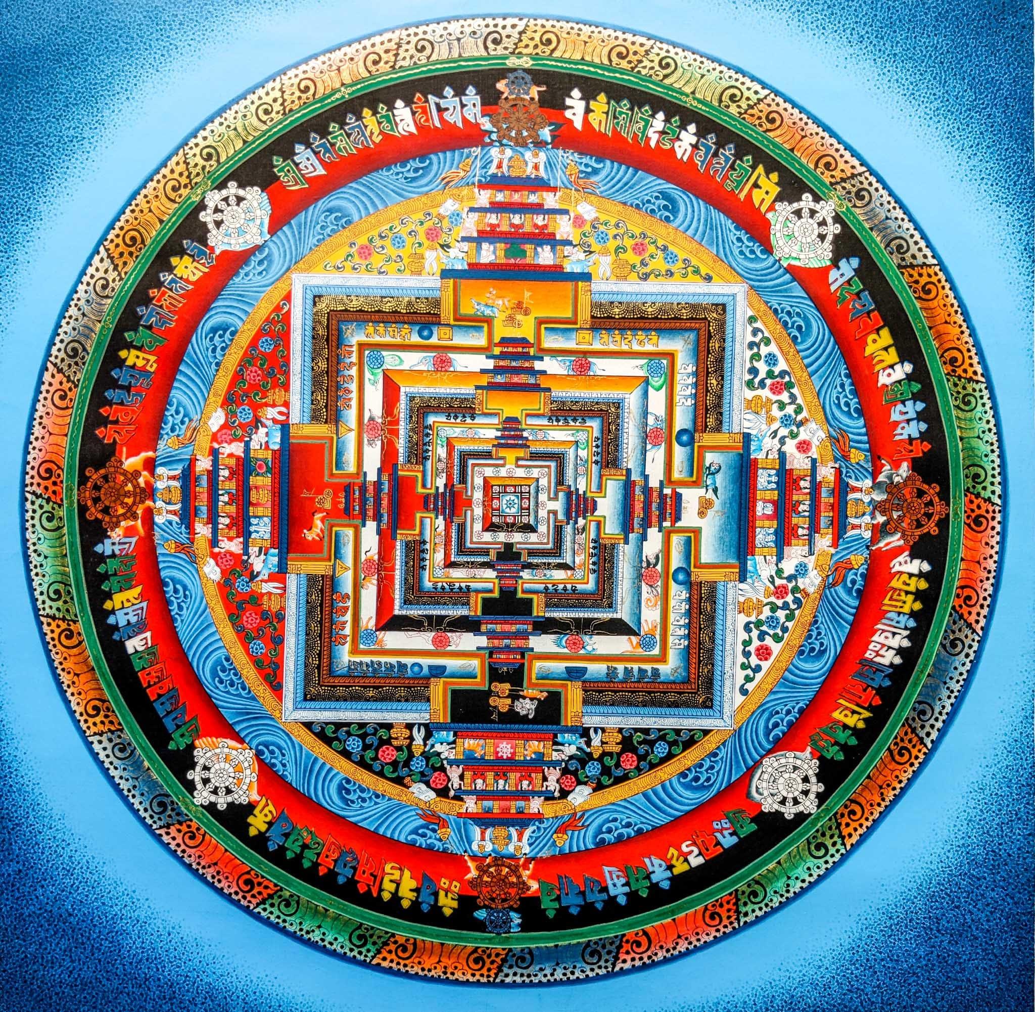 High quality Kalachakra Mandala. 