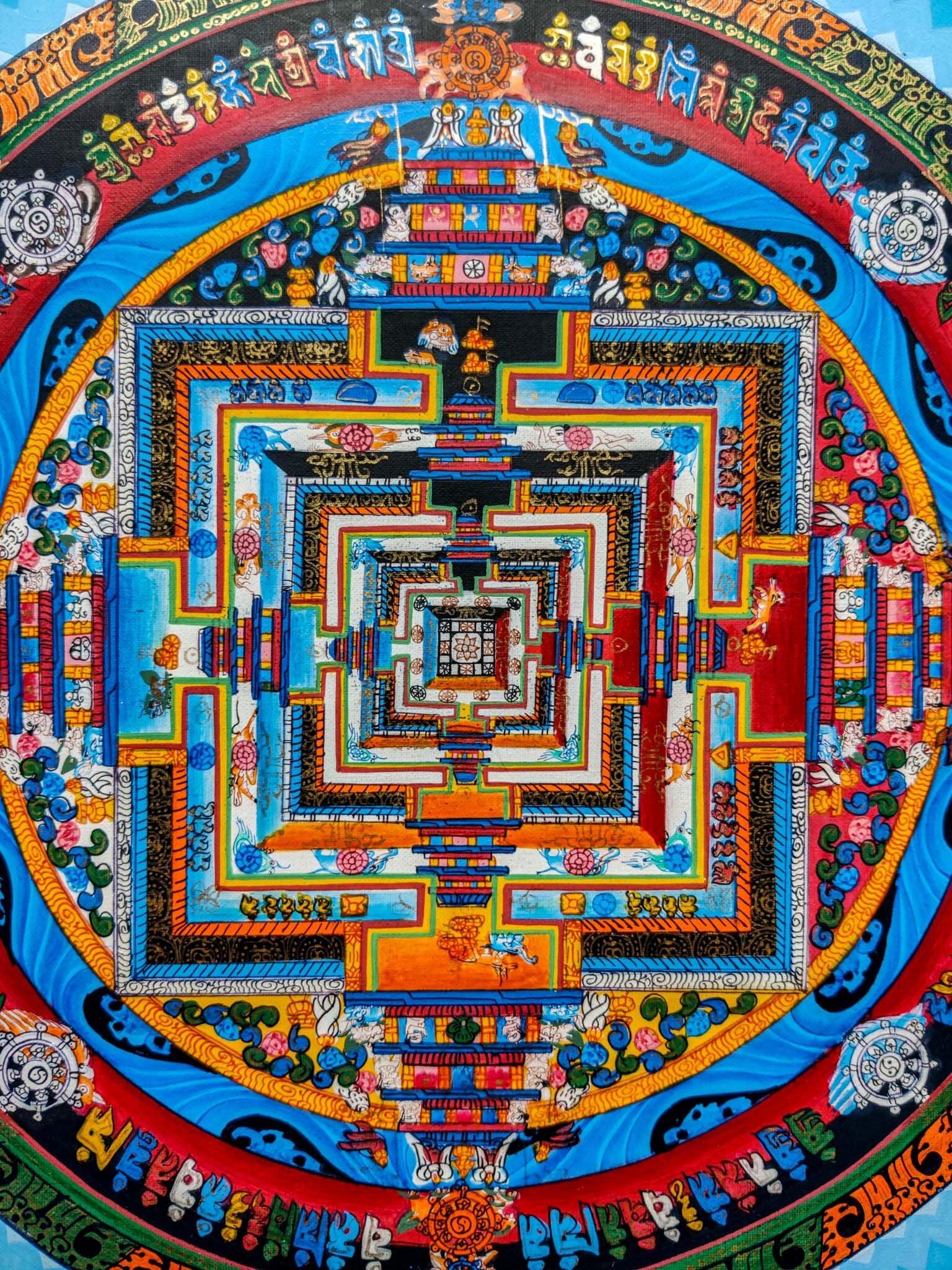 Detailed master class Kalachakra Mandala.