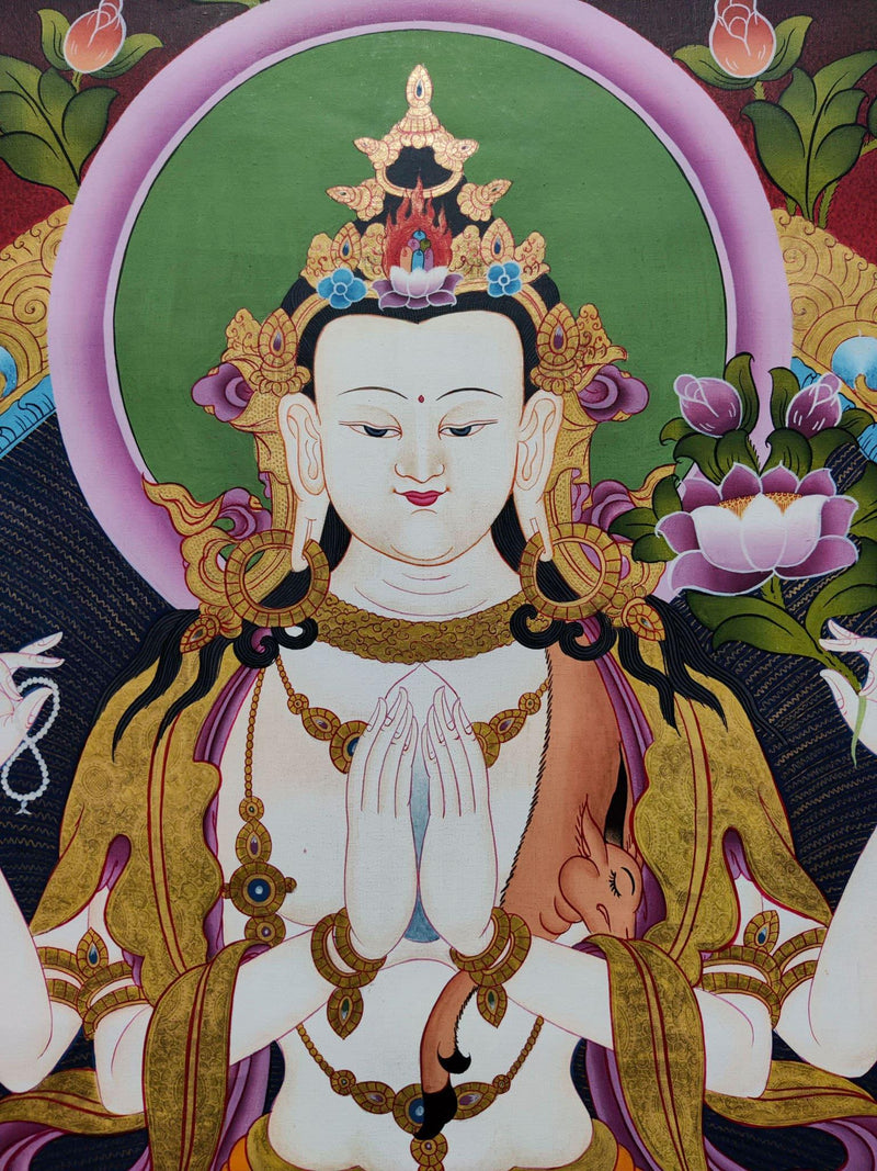 Genuine Chenrezig Thangka