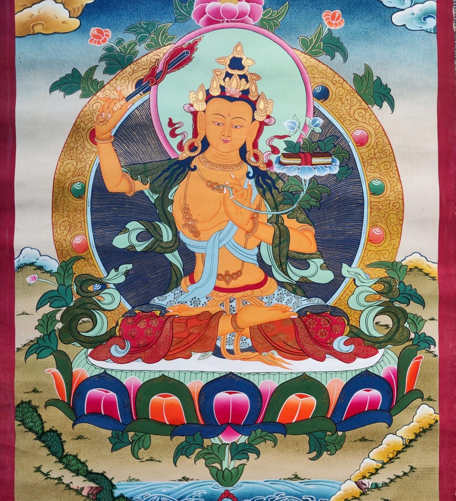Manjushri Thangka Art
