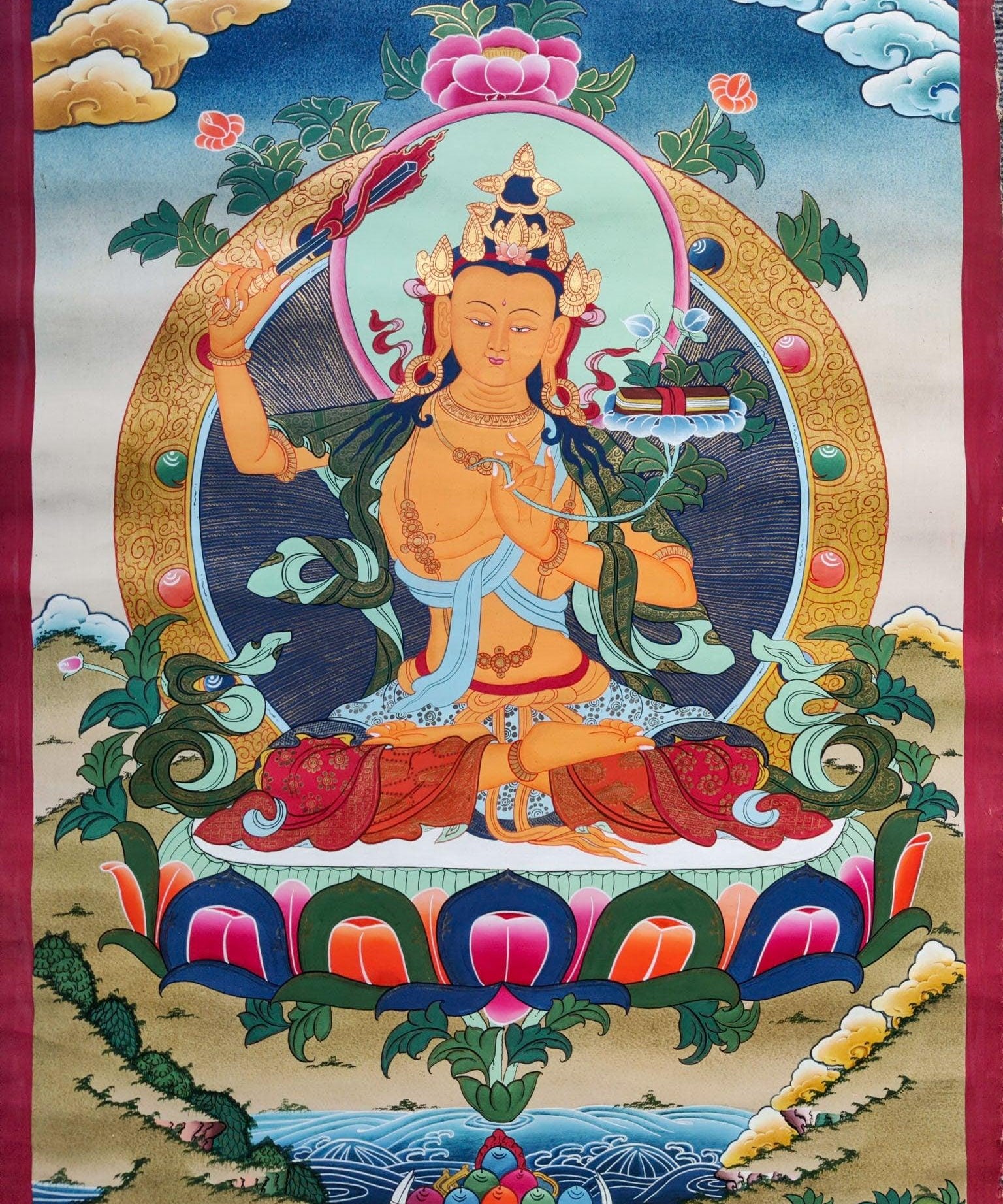 Manjushri Thangka Art