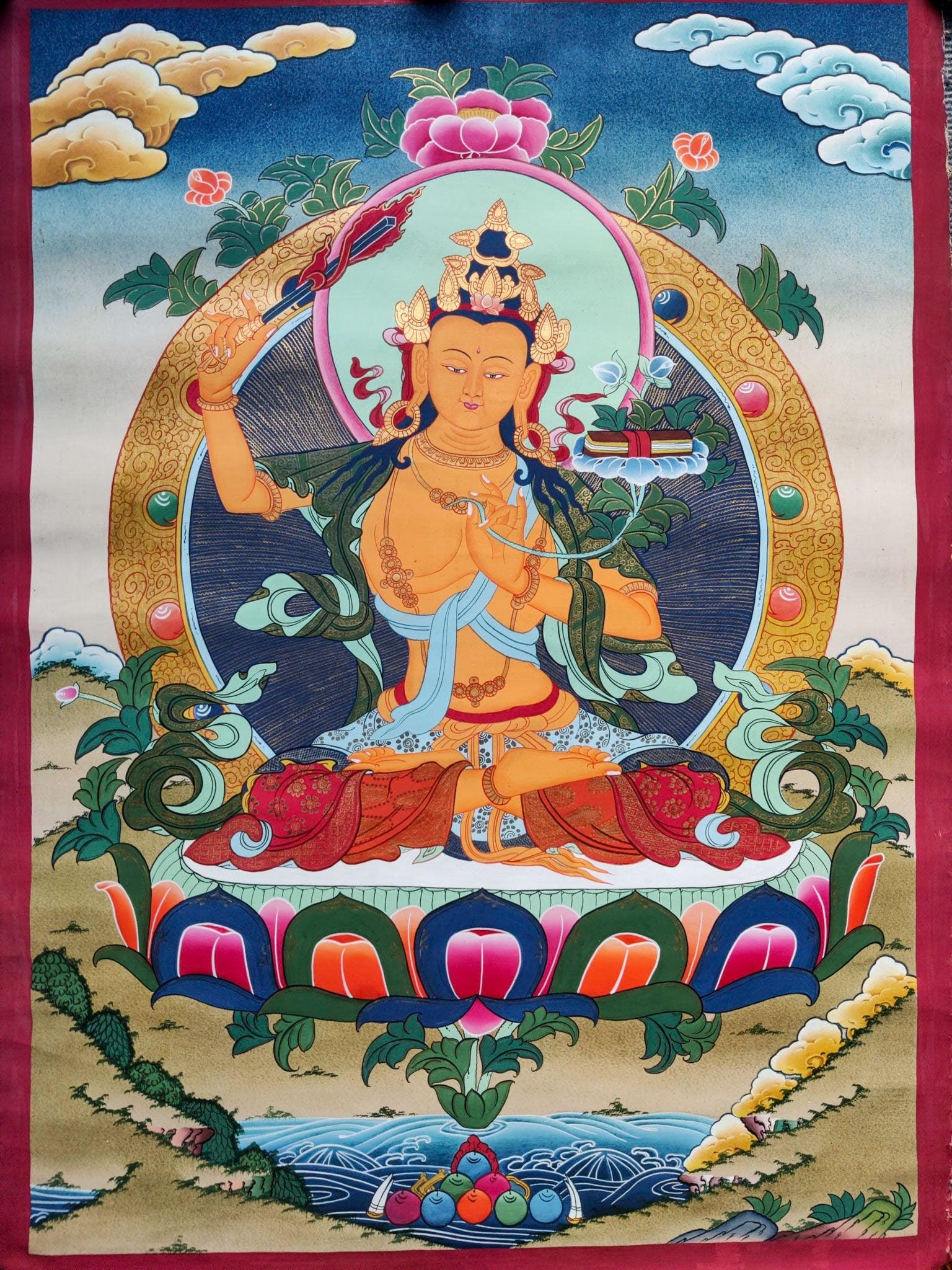 Manjushri Thangka Art