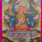 Hand-made Manjushri Thangka art