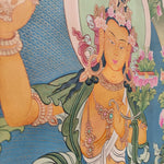 Hand-made Manjushri Thangka art