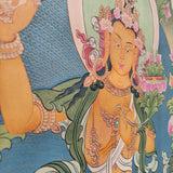 Hand-made Manjushri Thangka art
