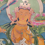 Hand-made Manjushri Thangka art