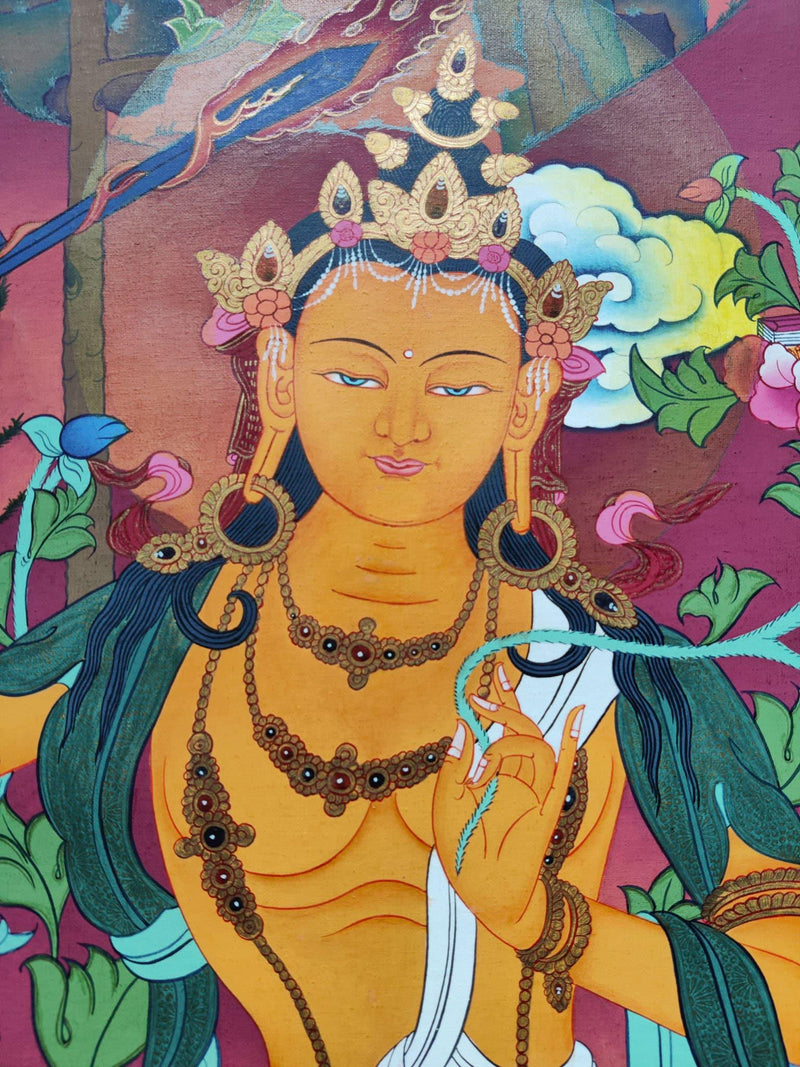 Manjushri face close up