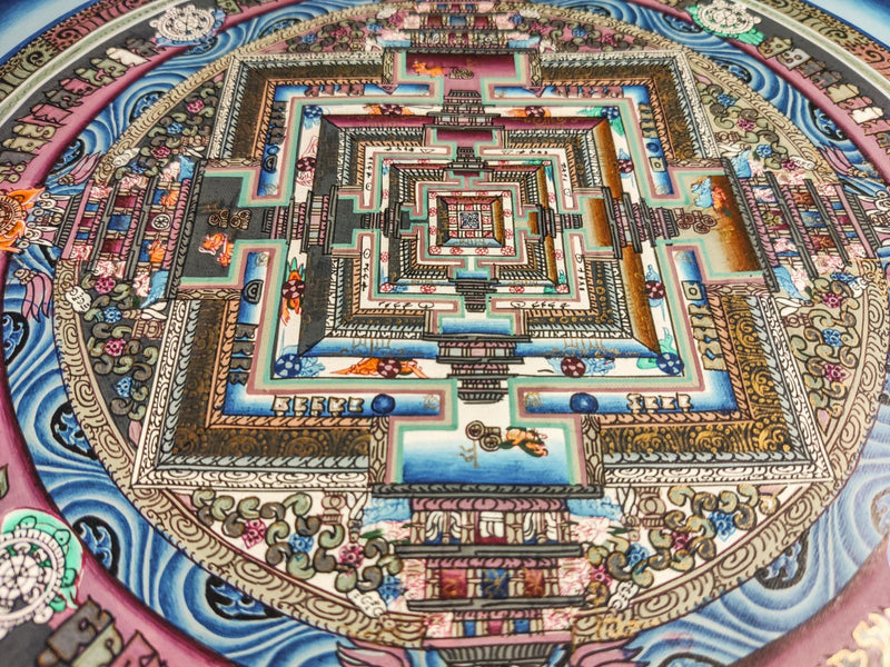 Blue Kalchakara Mandala