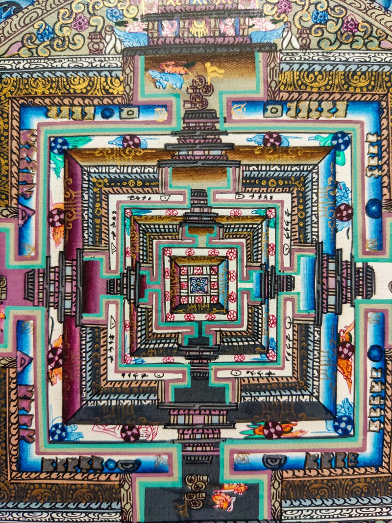 Blue Kalchakara Mandala