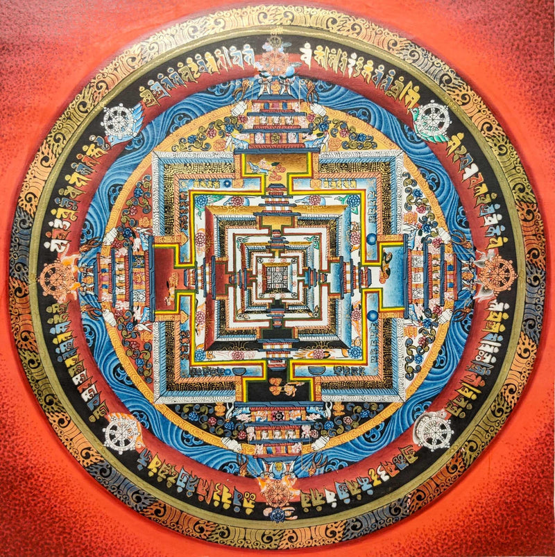 Red Kalchakara Mandala