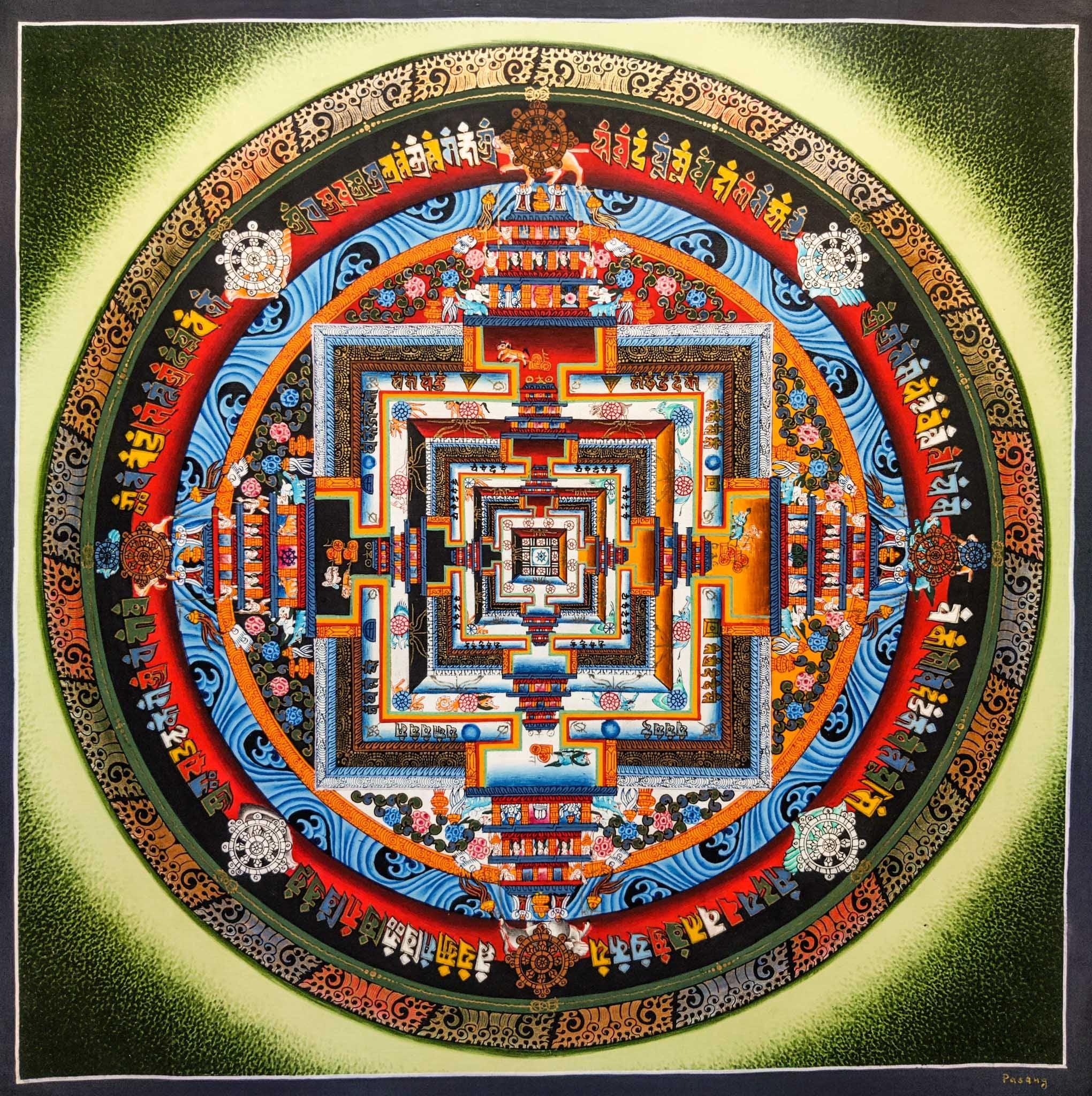 Tibetan Kalachakra Mandala