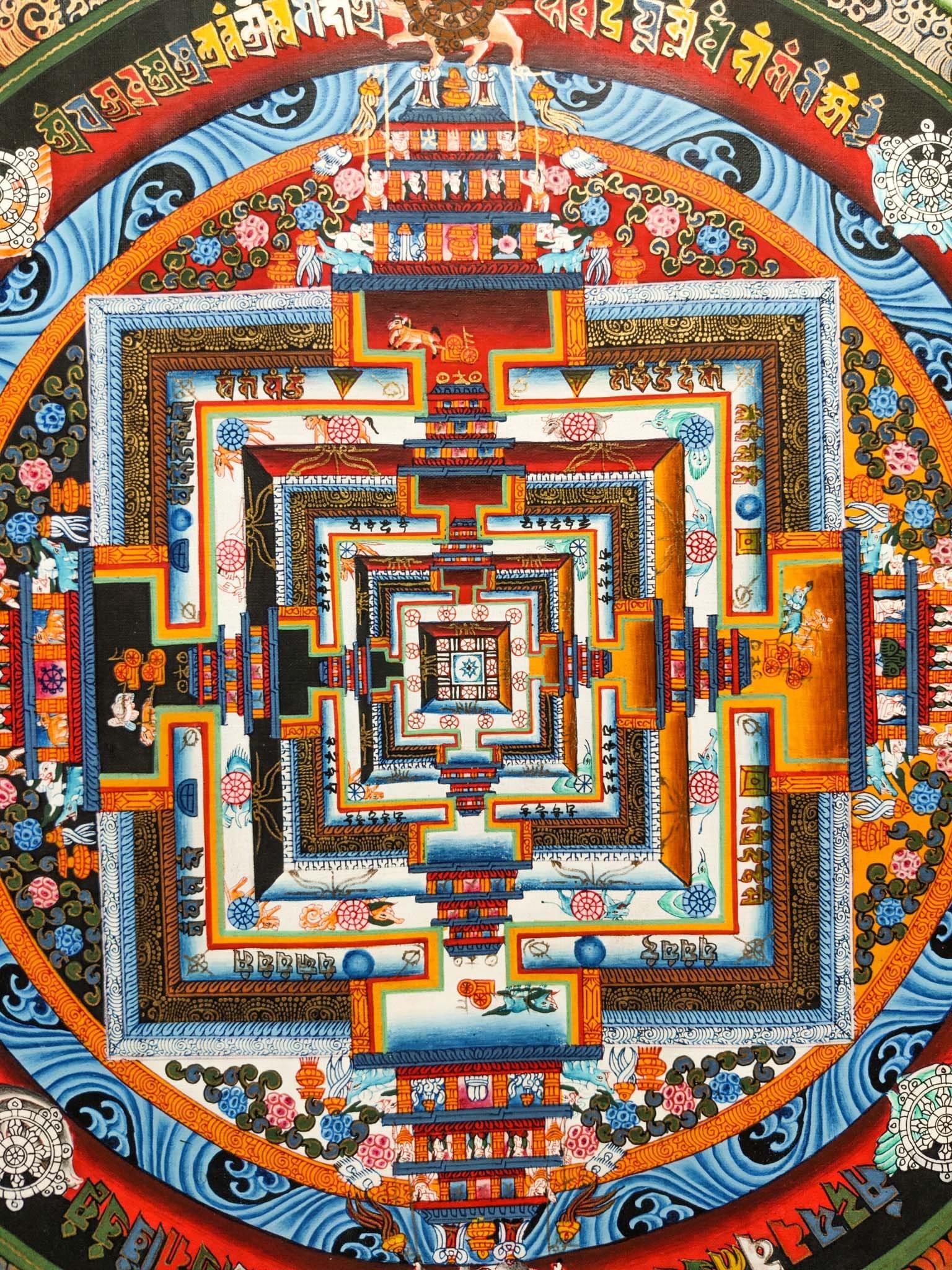 Tibetan Kalachakra Mandala