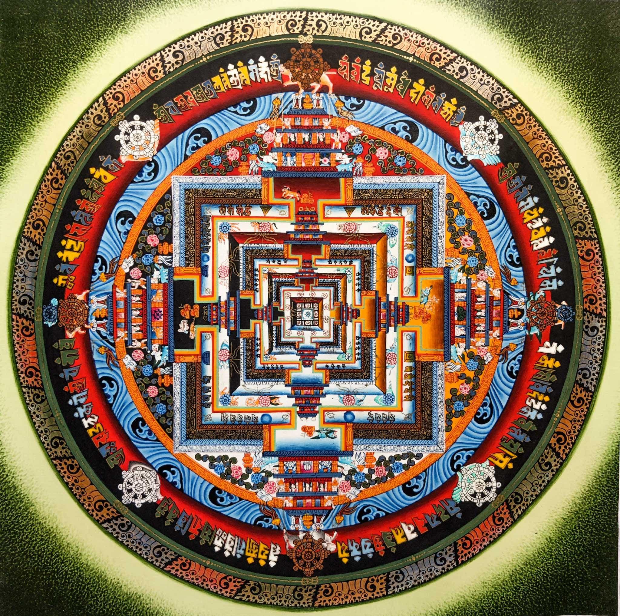 Tibetan Kalachakra Mandala