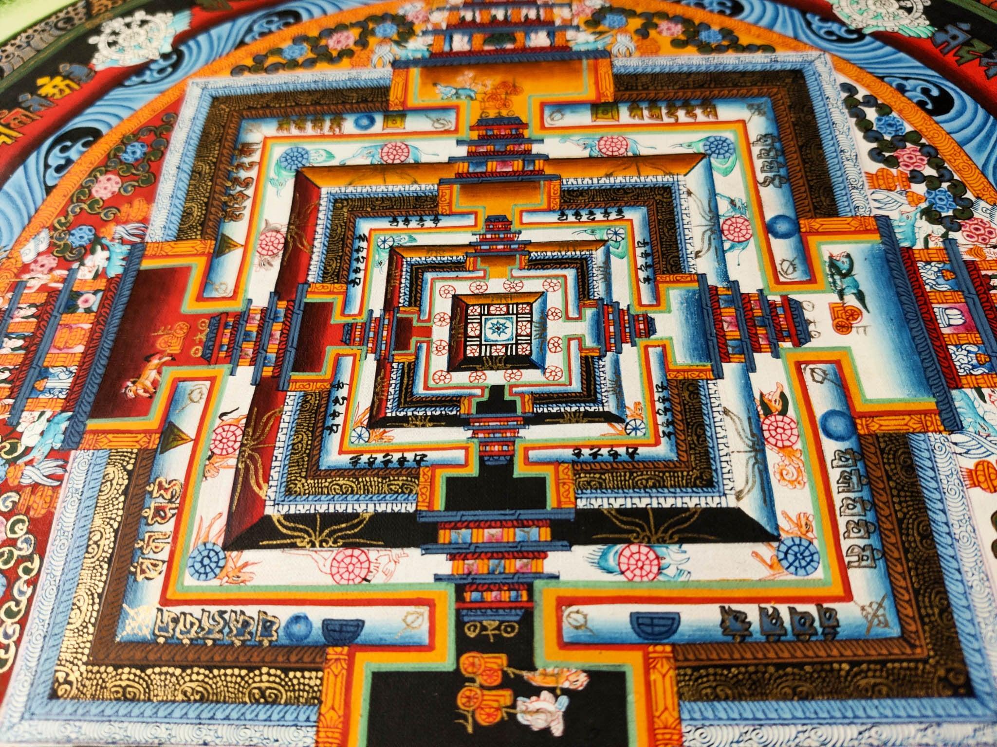 Tibetan Kalachakra Mandala