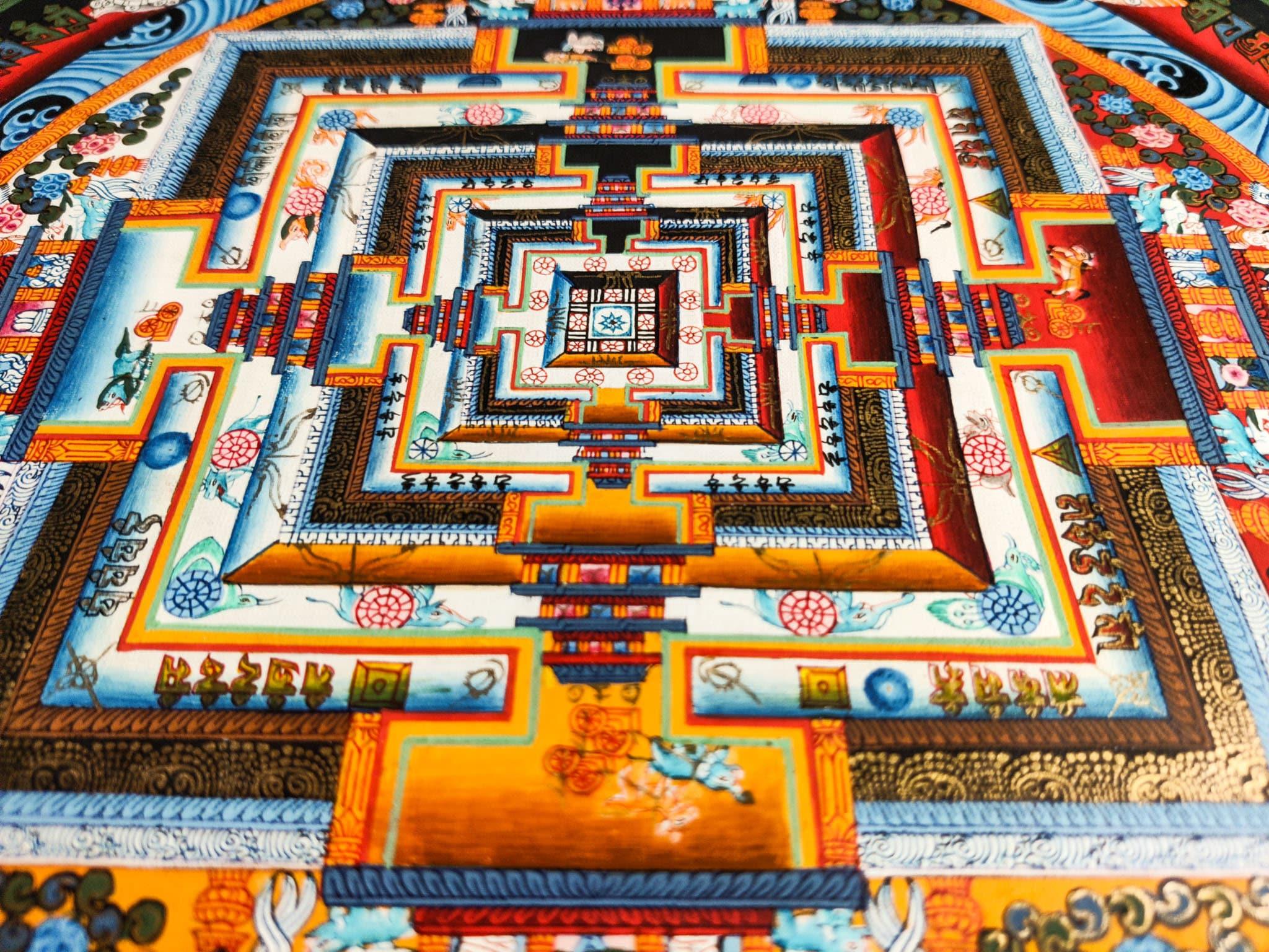 Tibetan Kalachakra Mandala