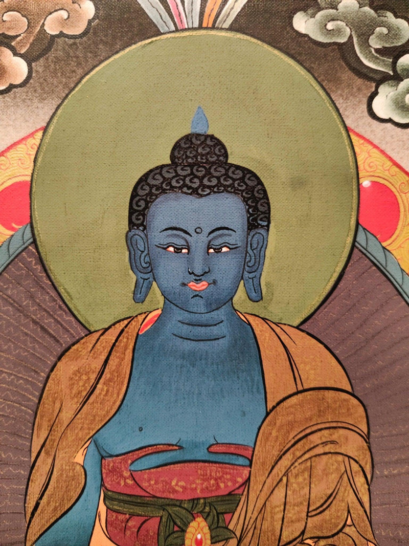 Medicine Buddha close up