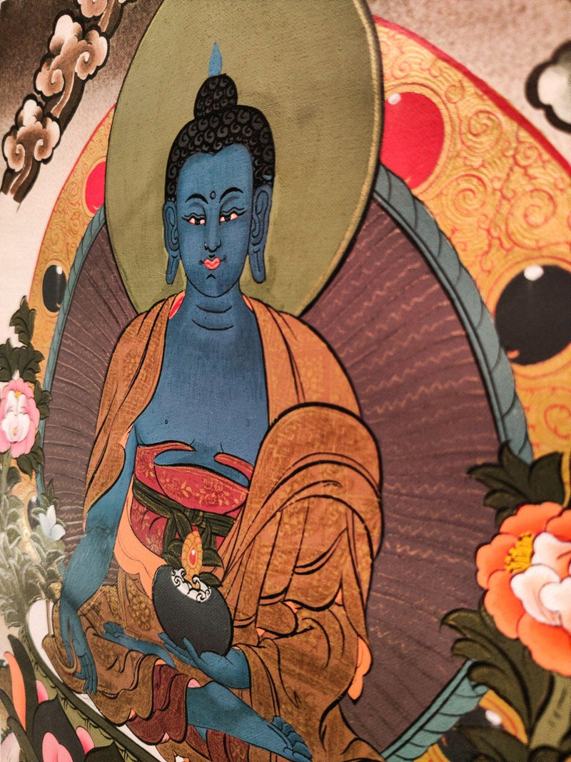 Medicine Buddha side view