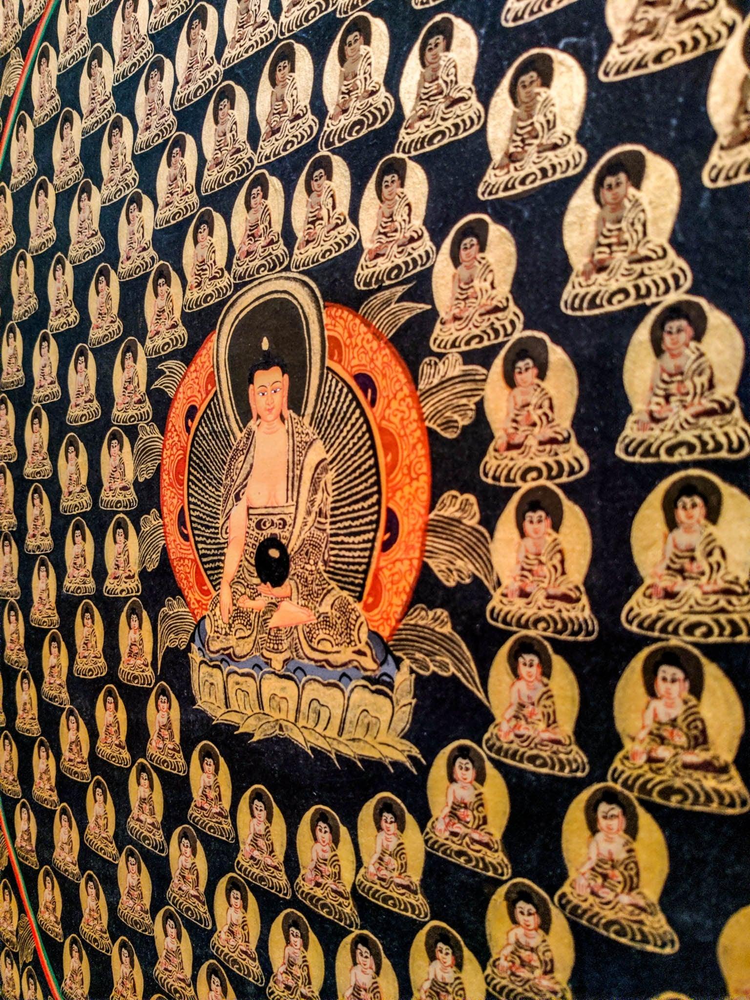 1008 Buddha Art side view